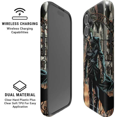 DC Comics The Joker Walking Dark Grounds Comic Art By Lee Bermejo iPhone 16 Plus Magsafe Impact Case